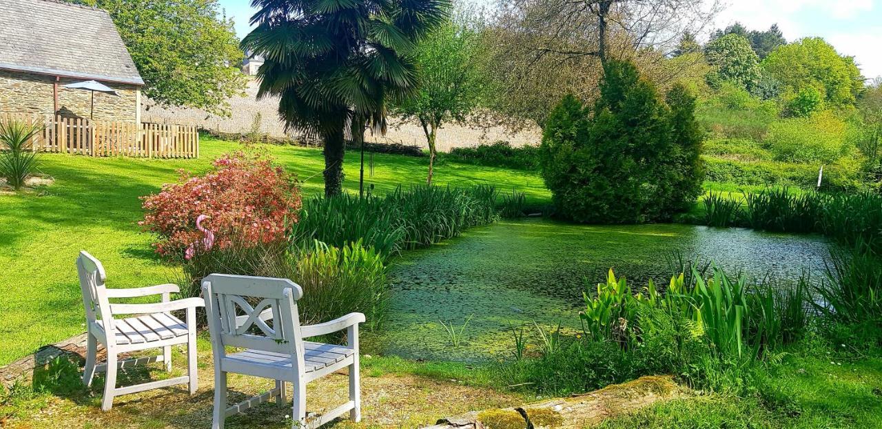 Le Vieux Moulin Gites - Detached Cottage With Garden Views And Pool Guégon Exteriér fotografie